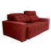 Sofá 3 Lugares Retrátil e Reclinável Roma Suede Bordô
