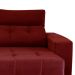 Sofá 3 Lugares Retrátil e Reclinável Roma Suede Bordô