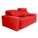 Sofá 3 Lugares Retrátil e Reclinável Roma Suede Vermelho