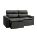 Sofá 3 Lugares Retrátil e Reclinavél Hanôver Suede Grafite 180 cm