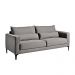 Sofá 3 Lugares Versatti Suede Cinza 210 cm