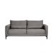 Sofá 3 Lugares Versatti Suede Cinza 210 cm