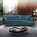 Sofá 3 Lugares Vittro Linho Azul 220 cm