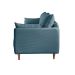 Sofá 3 Lugares Vittro Linho Azul 220 cm
