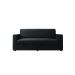 Sofá 3 Lugares Zoy Suede Preto