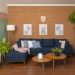 Sofá 4 Lugares Beny Com Chaise Esquerdo Linho Azul Marinho