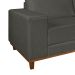 Sofá 4 Lugares Mônaco Com Chaise Direito Linho Cinza
