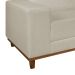 Sofá 4 Lugares Mônaco Com Chaise Direito Linho Off White
