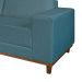 Sofá 4 Lugares Mônaco Com Chaise Esquerdo Linho Azul Claro