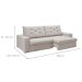 Sofá 4 Lugares Retrátil e Reclinável Flexforma Premier Veludo Marfim 250 cm