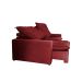 Sofá 4 Lugares Retrátil e Reclinável França Suede Bordô