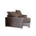 Sofá 4 Lugares Retrátil e Reclinável França Suede Marrom