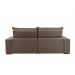 Sofá 4 Lugares Retrátil e Reclinável França Suede Marrom