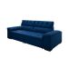 Sofá 4 Lugares Retrátil e Reclinável Herzog Veludo Azul Marinho 260 cm