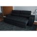 Sofá 4 Lugares Retrátil e Reclinável Montevideo Suede Preto