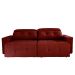 Sofá 4 Lugares Retrátil e Reclinável Roma Suede Bordô