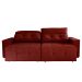 Sofá 4 Lugares Retrátil e Reclinável Roma Suede Bordô