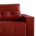 Sofá 4 Lugares Retrátil e Reclinável Roma Suede Bordô