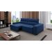 Sofá 4 Lugares Retrátil e Reclinável Spencer Veludo Azul Marinho 260 cm