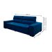 Sofá 4 Lugares Retrátil e Reclinável Spencer Veludo Azul Marinho 260 cm