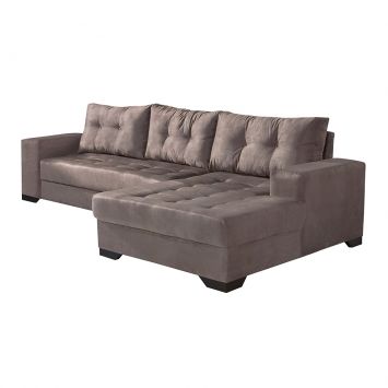 Sofá 5 Lugares Dijon com Chaise Direito Suede Mojave é boa?