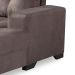 Sofá 5 Lugares Dijon com Chaise Direito Suede Mojave