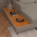 Sofá 6 Lugares Loft com Chaise Esquerdo e Deck de Apoio Linho Areia 292 cm
