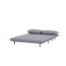 Sofá-Cama 2 Lugares Casal Bergamo Cinza Claro