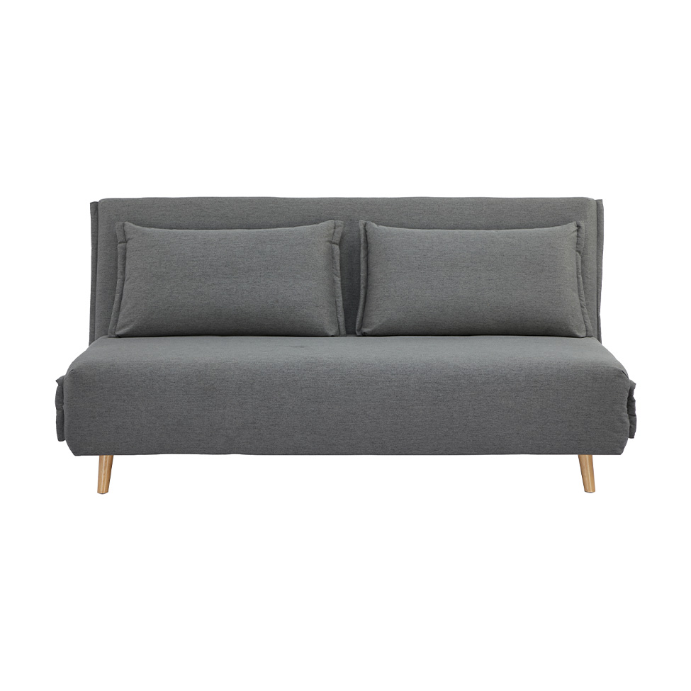 Sofá-Cama 2 Lugares Casal Capri Cinza Escuro