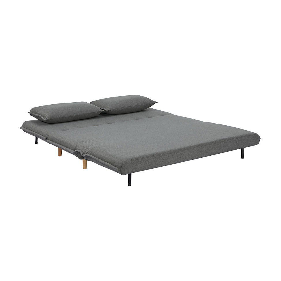 Sofá-Cama 2 Lugares Casal Capri Cinza Escuro