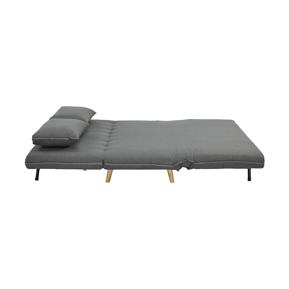 Sofá-Cama 2 Lugares Casal Capri Cinza Escuro