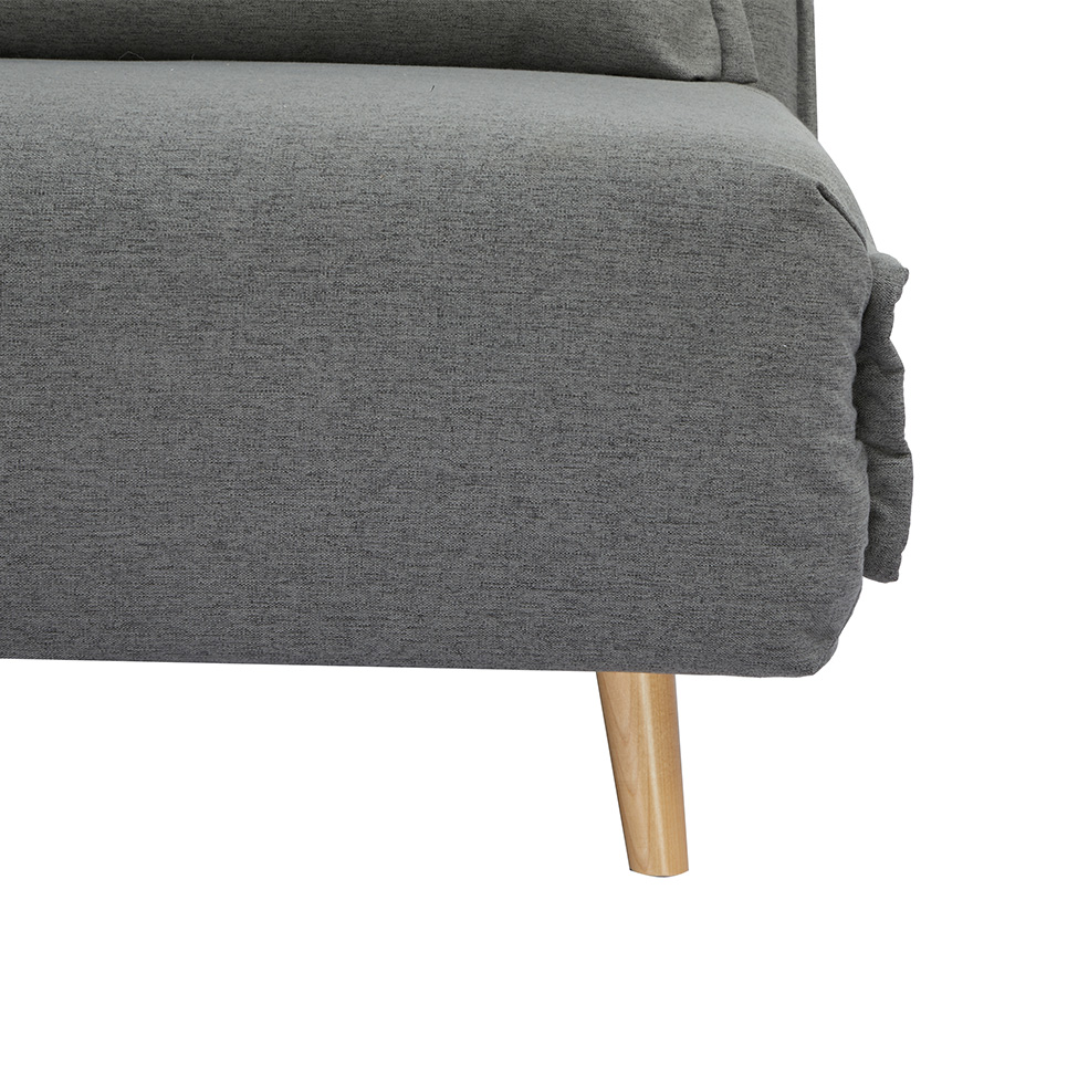 Sofá-Cama 2 Lugares Casal Capri Cinza Escuro