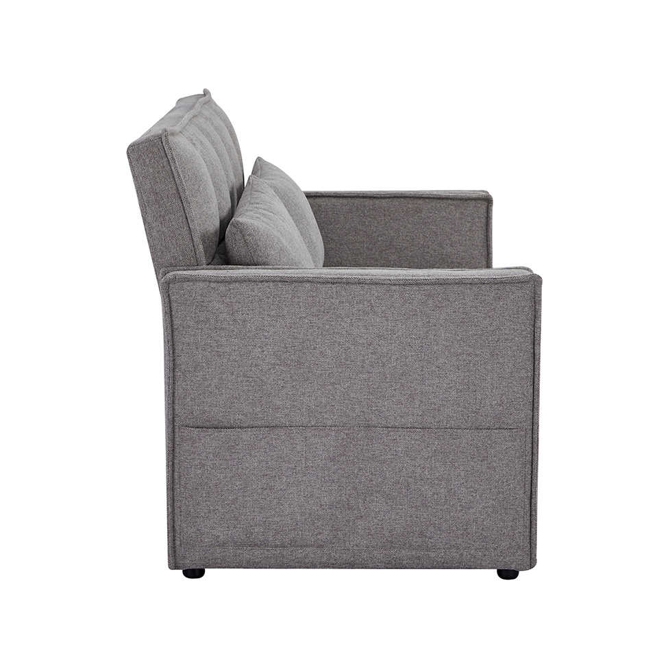 Sofá-Cama 2 Lugares Casal Rivoli Cinza