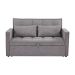 Sofá-Cama 2 Lugares Casal Rivoli Cinza