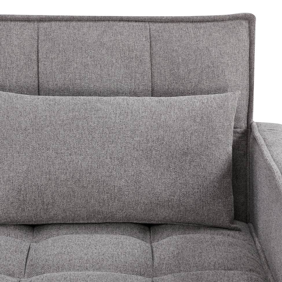 Sofá-Cama 2 Lugares Casal Rivoli Cinza