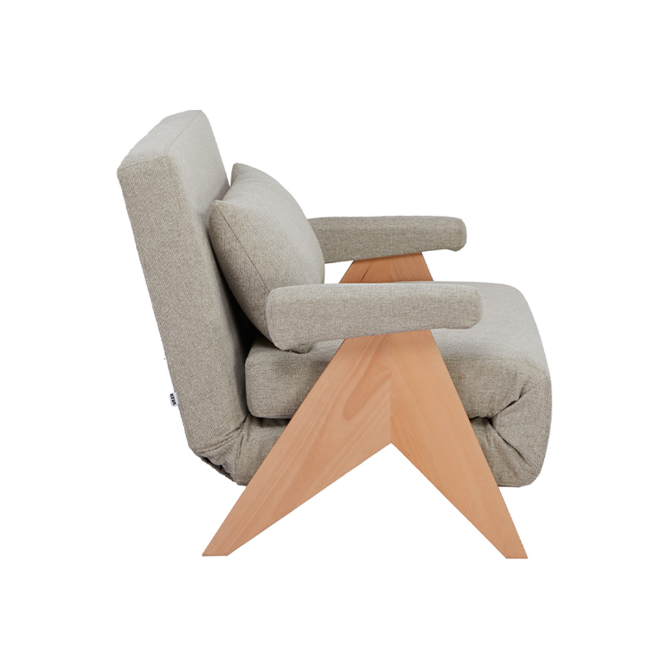 Sofá-Cama 2 Lugares Módena Natural