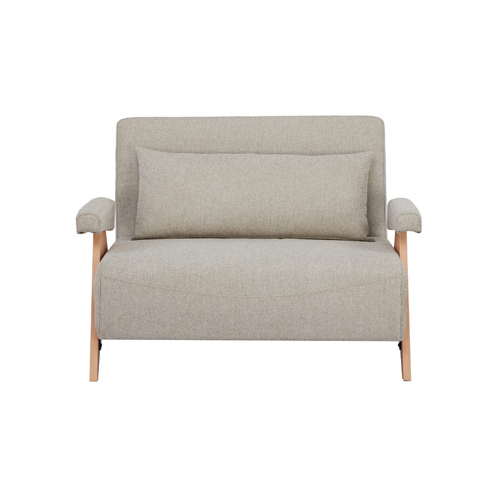 Sofá-Cama 2 Lugares Módena Natural