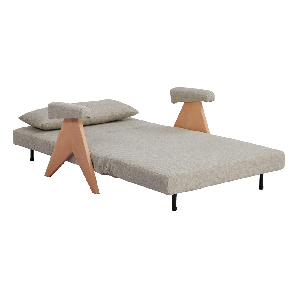 Sofá-Cama 2 Lugares Módena Natural