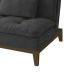 Sofá-Cama 3 Lugares Casal Amanda com Pés de Madeira Suede Cinza