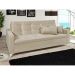 Sofá-Cama 3 Lugares Casal Facility Veludo Bege