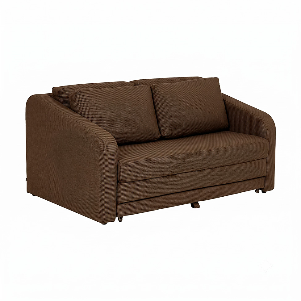 Sofá-Cama 3 Lugares Casal Itaúna Velolinho Chocolate