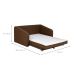 Sofá-Cama 3 Lugares Casal Itaúna Velolinho Chocolate