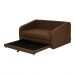 Sofá-Cama 3 Lugares Casal Itaúna Velolinho Chocolate