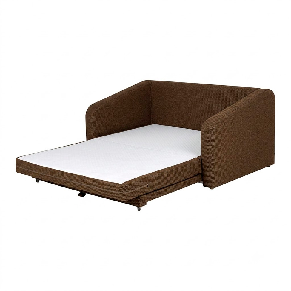 Sofá-Cama 3 Lugares Casal Itaúna Velolinho Chocolate
