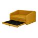 Sofá-Cama 3 Lugares Casal Itaúna Velolinho Mostarda