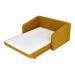 Sofá-Cama 3 Lugares Casal Itaúna Velolinho Mostarda