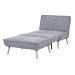 Sofá-Cama 3 Lugares Casal Naples Cinza Claro
