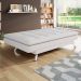 Sofá-Cama 3 Lugares Casal Premium Branco