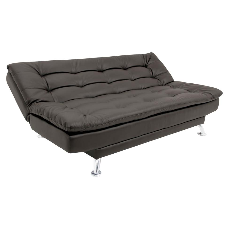 Sofá-Cama 3 Lugares Casal Premium Café