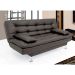 Sofá-Cama 3 Lugares Casal Premium Café